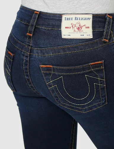 Miniatura 5 de True Religion Jennie - Jeans ajustados de tiro medio para mujer