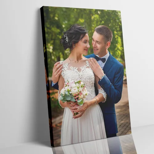 Miniatura 13 de Chexin Impresiones en lienzo personalizadas con tus fotos, imágenes personalizadas personalizadas para familia, boda, festival, mascota, póster, 8 x