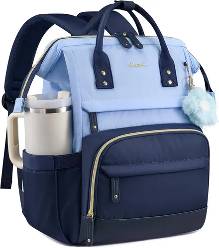 Miniatura 26 de LOVEVOOK Mochila para laptop para mujer, 15,6 pulg.