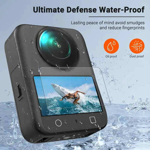Miniatura 5 de CYNOVA Osmo 360 - Funda para accesorios DJI Osmo 360, con protector de pantalla (2 juegos), funda rígida de almacenamiento de viaje compatible