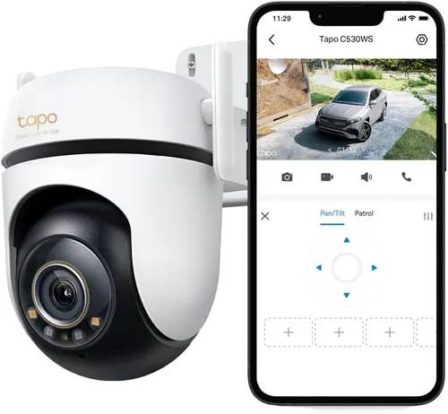 Miniatura 14 de TP-Link Tapo Cámara de Seguridad Wi-Fi para Exteriores 2K QHD con Pan/Tilt, Vista de 360°, Seguimiento de Movimiento, Visión Nocturna a