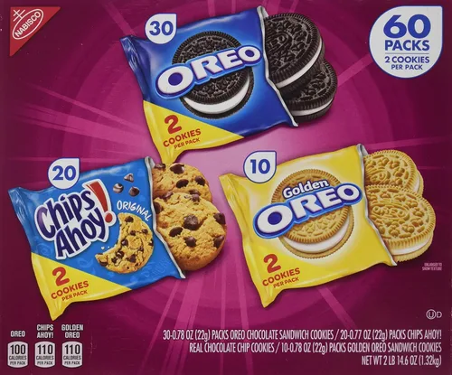 Miniatura 3 de Nabisco Paquete variado de galletas, 60