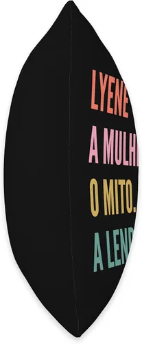Miniatura 2 de Designs De Nomes Engraçados Para Mulher Divertido cojín portugués con diseño de primer nombre, 16 x 16 pulgadas, multicolor