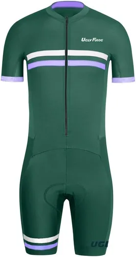 Miniatura 89 de UGLY FROG Traje de triatlón para hombre de manga corta Jersey de piernas cortas Skinsuit Tri Kit Ciclismo Skinsuit Team Bike Ropa