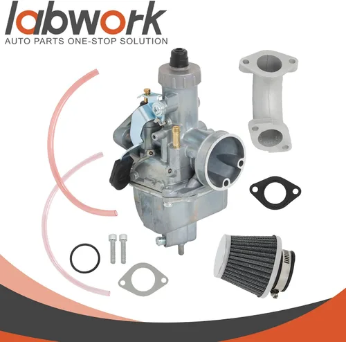 Miniatura 2 de labwork VM22 - Carburador de repuesto de 1.024 in para 125 cc y 140 cc Pit Dirt Bike Lifan YX XR50 CRF70 KLX BBR Thumpstar Braaap Atomic con filtro