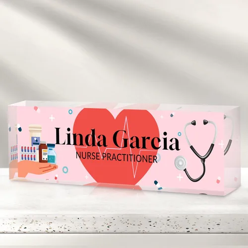 Miniatura 11 de Placa de nombre personalizada para escritorio, placas de nombre grabadas personalizadas para hombre, regalos del día del jefe para jefe, decoración