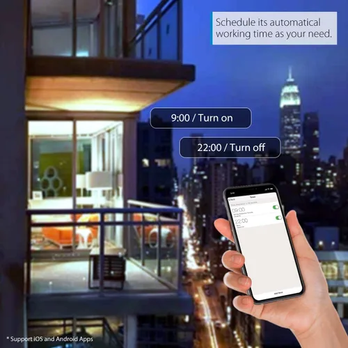 Miniatura 6 de LVWIT Bombillas inteligentes Alexa, BR30 equivalente a 60 W, LED inteligente E26, funciona con Google Assistant, aplicación Smart Life, aplicación