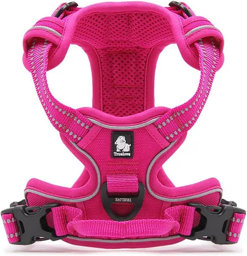 Miniatura 31 de TRUE LOVE - Arnés de perro ajustable, sin tirones, reflectante, para mascotas con control cómodo y colores brillantes TLH5651 (púrpura, XL)