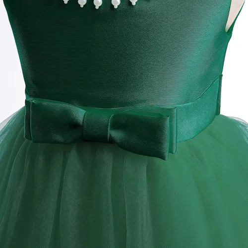 Miniatura 3 de NSSMWTTC 3M-9T Baby Pageant Dress Toddler Girls Tutu Gown Flower Wedding Dresses