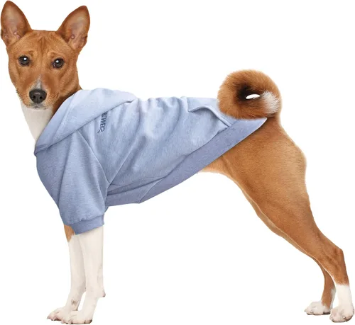 Sudaderas con cremallera para perros medianos Zip Up para Shiba Inu Beagle, Gris, X-Large | Large dog clothes, hoodie, Grey, XL