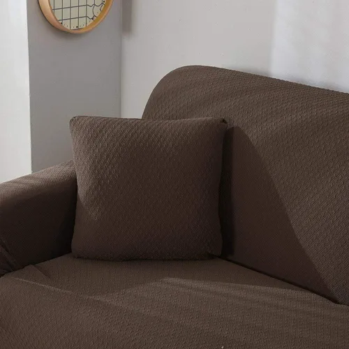 Miniatura 5 de JEOZBM Couch Slipcover, Brown Elastic Waterproof Sofa Cover, Slipcover Sofa Protector, Soft Furniture Protector for Home and Office, Multiple