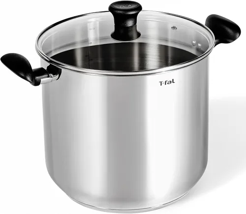 Miniatura 9 de Olla T-fal A92280. Olla apta para lavavajillas, antiadherente, especial, de 12 cuartos de galón, negra, Negro