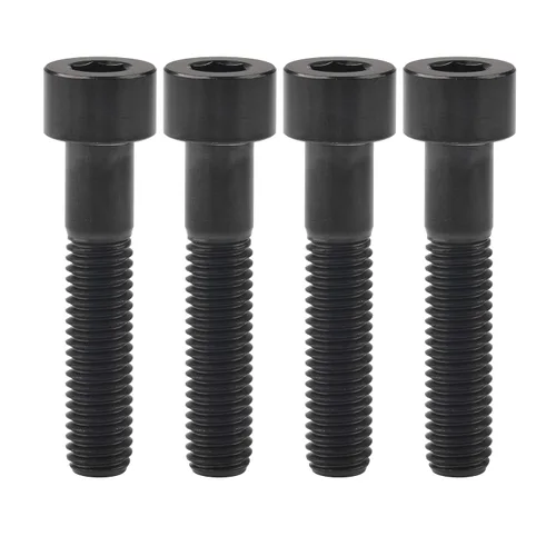 Miniatura 69 de Tornillos de titanio Ti M8 x15 20 25 30 35 40 45 50 60 2.756 in 0.049 in de paso hexagonal Allen Tornillos de cabeza hueca paquete de 4