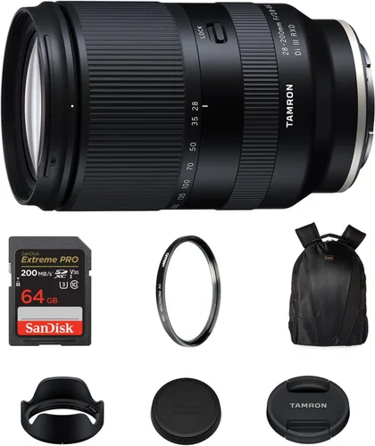 Miniatura 11 de Tamron 28-200 F/2.8-5.6 Di III RXD para Sony Mirrorless Full Frame/APS-C E-Mount, Número de Modelo: AFA071S700, Negro