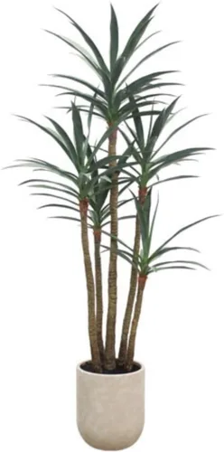 Miniatura 18 de CG Hunter Árbol de filodendro sintético, soporte de árbol artificial de alta calidad para interiores, 3 pies de alto, hojas realistas y tronco