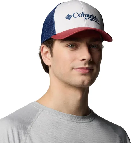 Miniatura 179 de Columbia - Gorra de malla con bandera con árboles unisex para adultos, corona alta
