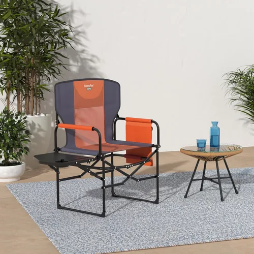 Miniatura 2 de SUNNYFEEL Silla de Directores de Campamento de Gran Tamaño Paquete de 2, Sillas Plegables Portátiles para Césped para Adultos de Servicio Pesado