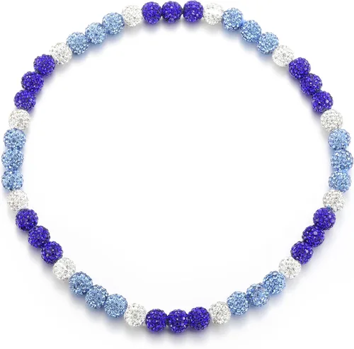 Miniatura 46 de Collar de Cadena de Béisbol con Perlas para Hombres, Regalos de Collar de Béisbol de la Colección Bling Ice para Niños, Collar de Accesorios