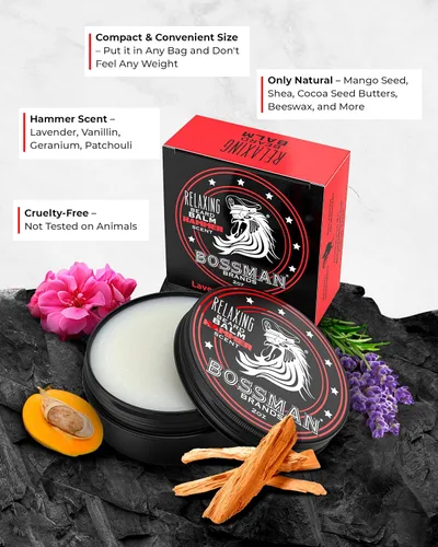 Miniatura 2 de Bálsamo relajante para barba Bossman, nutre, engruesa y fortalece tu barba, Hammer, 1