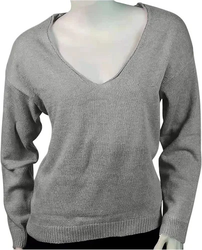 Miniatura 4 de De Las Mujeres Otoño Invierno Elegante CIMA Suéter Básico Tejer Manga Larga CIMA for Women