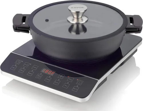 Miniatura 8 de Zavor Onyx - Placa de inducción, quemador eléctrico con 8 botones de inicio rápido, quemadores de bajo consumo para cocinar hasta un 50% más rápido