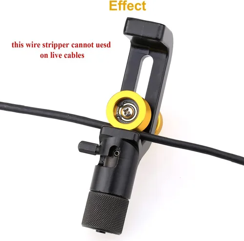 Miniatura 7 de 8-28.6MM Pelacables de Cable - Cuchillo de Pelar Cables de Fibra Blindada FTTH, Cortador Radial, Herramientas de Ranura para Pelar Fundas de Cables