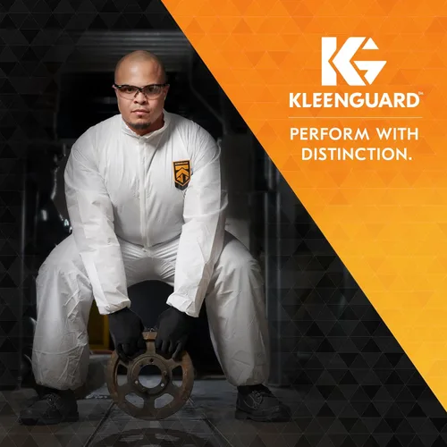Miniatura 3 de KleenGuard™ V30 Nemesis™ - Gafas de seguridad (25688), con revestimiento de espejo, lentes ahumadas, montura negra, gafas de sol unisex para hombres