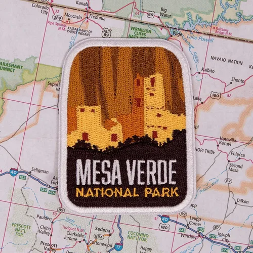 Miniatura 8 de Vagabond Heart Parche de Parque Nacional Mesa Verde - Recuerdo de Mesa Verde - Insignia de viaje para planchar