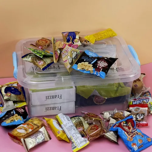Miniatura 5 de Contenedor de plástico de 8 cuartos de galón con tapa y asas, 2 paquetes