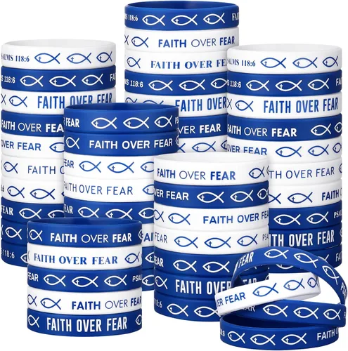 Miniatura 8 de Jesus Loves Me Pulseras a granel 10 estilos Rainbow Religiosos Pulseras de silicona Pulsera de silicona Cruz Cristiana Regalo para la Escuela Bíblica