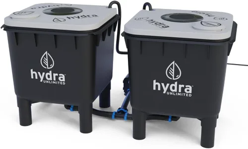 Hydramax Home - Sistema hidropónico de cultivo de aguas profundas con bomba y circuladores de aire para cultivo en interiores de verduras, frutas y