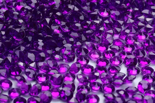Miniatura 14 de 5000 unidades por paquete de cristales de confeti dispersos para mesa de boda, diamantes acrílicos de 0.236 pulgadas (0.236 in), diamantes