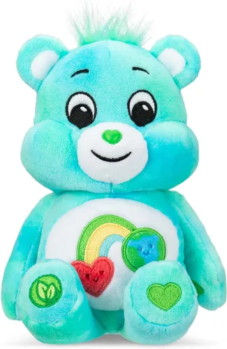 Care Bears Frijol básico - I Care Bear - Peluche de 9 pulgadas, respetuoso con el medio ambiente, material suave y abrazable