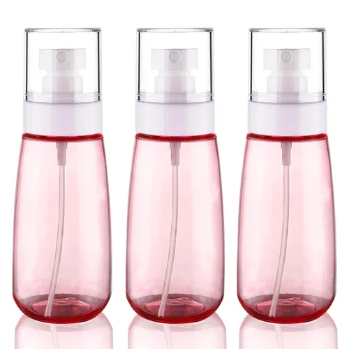 Miniatura 22 de Cosywell Botella de aerosol de niebla fina aprobada por la TSA 3.4 oz 100 ml Paquete de 3 envases de viaje recargables de cosméticos vacíos Botella