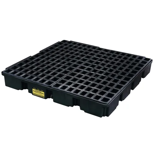 Miniatura 15 de Eagle Plataforma modular para derrames de un tambor, 26.25"x26"x6.5", sumidero de 15 galones, bandeja de contención de capacidad de carga de 2,000