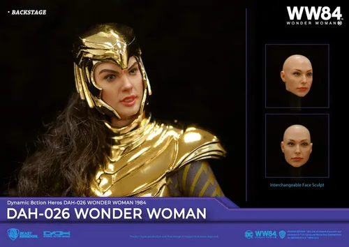 Miniatura 8 de Beast Kingdom Wonder Woman 1984: Golden Armor Wonder Woman DAH-026 Figura de acción dinámica de 8 ction Heroes, multicolor