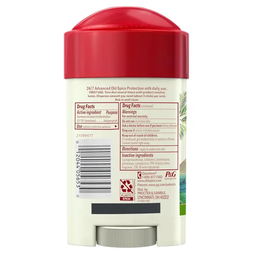 Miniatura 8 de Old Spice Sweat Defense Antitranspirante y desodorante para hombres, protección definitiva del sudor 24/7, aroma de larga duración, suave y sólido