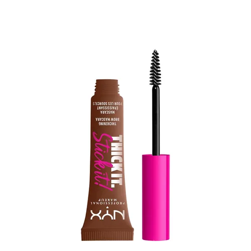 Miniatura 9 de NYX PROFESSIONAL MAKEUP Thick It Stick It Máscara Engrosante para Cejas, Gel para Cejas - Taupe