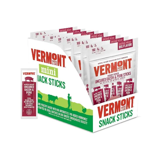 Miniatura 11 de Vermont Smoke & Cure - Palitos de carne originales de res y cerdo - Snacks de proteína - Snack más saludable para llevar para adultos y niños - 0.5