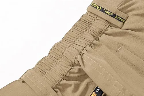 Miniatura 3 de TBMPOY Pantalones de senderismo y montaña, ligeros, impermeables, con cinturón, secado rápido, para hombres