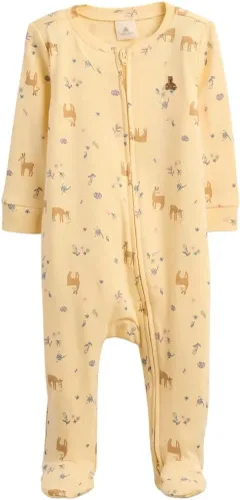 Miniatura 7 de GAP Traje de una pieza unisex para bebé con cremallera bidireccional y pies