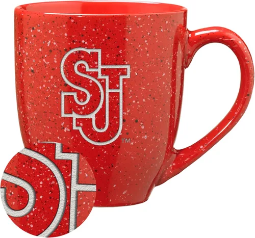 Miniatura 105 de Rico Industries NCAA Virginia Tech Hokies Maroon - Taza de café de cerámica grabada con láser, color del equipo, 16 onzas