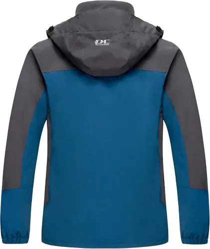 Miniatura 3 de Diamond Candy-Chamarra impermeable de Softshell con capucha para hombre.