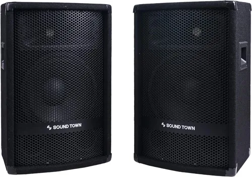 Miniatura 8 de Sound Town Altavoces pasivos DJ/PA de 10" y 400 vatios con controladores de compresión para sonido en vivo, karaoke, bar, iglesia (METIS-110)