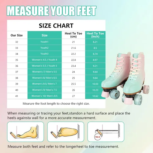 Miniatura 2 de Gets Patines altos para mujer, piel sintética, cuatro ruedas, doble fila, brillante, para interiores y exteriores
