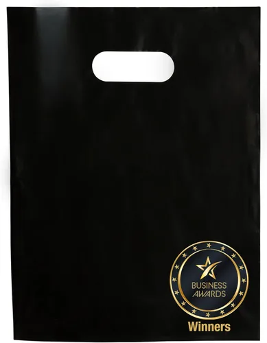 Miniatura 18 de Choice Marts - 100 bolsas de 1.5 mil de grosor, 9 x 12 pulgadas, bolsas de agradecimiento con asas extra brillantes, perfectas para mercancía