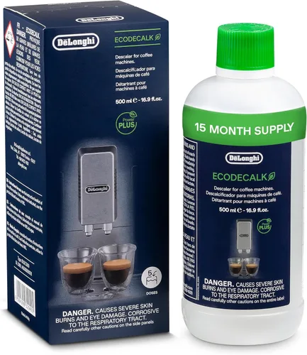 Miniatura 8 de De'Longhi EcoDecalk Descalcificador, solución de descalcificación universal ecológica para máquinas de café y espresso, paquete de 2