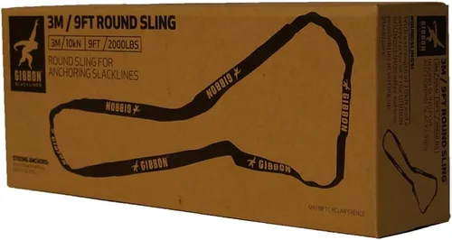 Miniatura 4 de GIBBON Slackline - Correa redonda de 9 pies, correa Slackline para seguridad, accesorio y accesorios para apoyar el anclaje (6 pies)