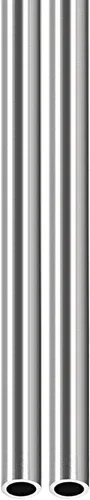 Miniatura 39 de DTGN Tubo de acero inoxidable 304 de 0.394 in x 0.016 in x 9.843 in (ODxWall TxL) - Paquete de 2 - Bueno para equipos de maquinaria - Tubería