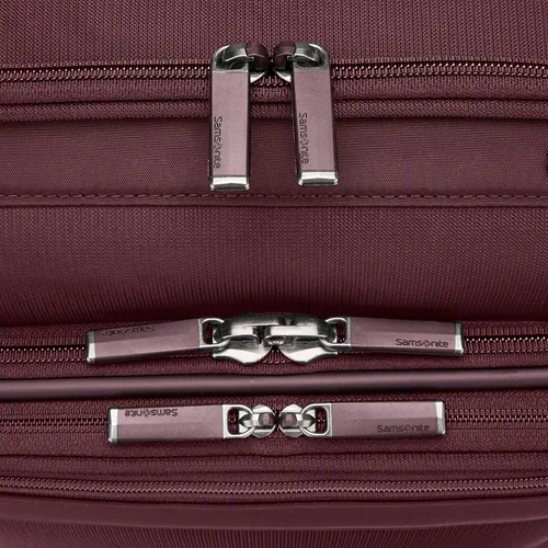 Miniatura 3 de Samsonite Lineate DLX Softside - Equipaje expandible con ruedas giratorias, Merlot, Merlot, Lineate Dlx Softside - Equipaje expandible con ruedas